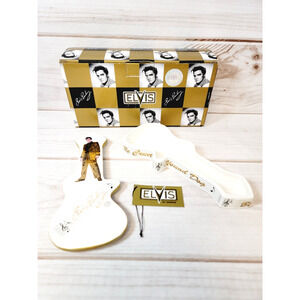 Vintage 1997 Elvis Presley Guitar Decal Box Official E.P.E. Product Vandor 47025